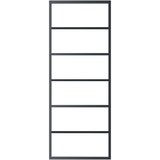  Drsna vrata z opremo ESG steklo in aluminij 76x205 cm, (20767319) | Shoptok.si