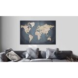  Slika na plutenoj podlozi - Shades of Grey [Cork Map] 90x60 | shoptok.hr