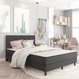 Maison Chic posteljno vzglavje - vzglavna omarica - nočna omarica temno sivo blago 140x200 cm, (21705306) | Shoptok.si