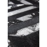 Novel RAVNO TKANA PREPROGA Spark 410 Schwarz / Silber 80/150 cm črna, srebrne barve | Shoptok.si