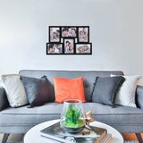  Okvir za 6 fotografija (crni) | shoptok.hr
