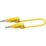 Preskusni kabel z bananastim vtičem\, ki ga je mogoče zložiti na enega\, + izvlečni tulec\, PVC 2\,5 mm²\, 2\,0 m\, rumen 2217/600V-CD1-200J merilni kabel [banana moški konektor, (20453783)