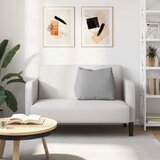  Jastuk za leđa Oblačnosiva 60 x 20 x 50 cm tkanina | shoptok.hr