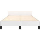  Posteljni okvir z vzglavjem bela 120x200 cm umetno usnje, (20788314) | Shoptok.si