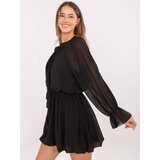 RUE PARIS Dress-MI-SK-A1554.26-black Cene