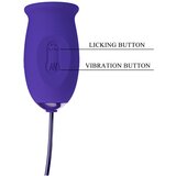 Pretty Love Daisy-Youth Vibrating Egg and Licking Stimulator Purple Cene