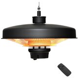  Infracrveni stropni grijač s daljinskim upravljačem i električnim grijačem za zaštitu od pregrijavanja, 2000W | shoptok.hr