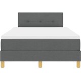  LED Box Spring Krevet Tamno siva 120 x 190 cm tkanina | shoptok.hr