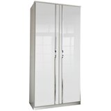 MID.YOU KOTNA OMARA ZA OBLAČILA, bela, bela, visoki sijaj | Shoptok.si