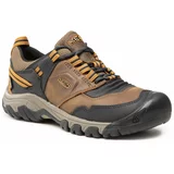 Keen Trekking čevlji Ridge Flex Wp M 1025667 Bison/Golden Brown