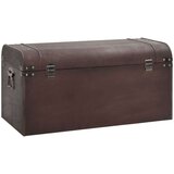 vidaXL Škrinja sa zasunima tamnosmeđa 79,5 x 39,5 x 39,5 cm šperploča | shoptok.hr