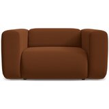 Makamii Oranžen/rjav žameten fotelj Ekahi – | Shoptok.si