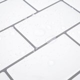  Subway pločica 50 pcs Bijela siva 30 x 30 cm Poliuretan i PET | shoptok.hr