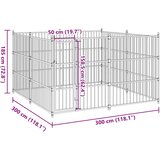  kavez za pse 300 x 300 x 185 cm | Eponuda.com