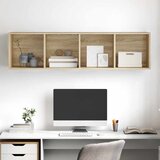  Zidni TV ormarić boja hrasta 37x37x142,5 cm konstruirano drvo | Eponuda.com