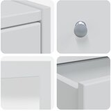  Set toaletnog stolića FAUSKE 3 kom. Bijela 76 x 50 x 143 cm | shoptok.hr
