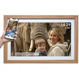 PFF-2162LW digital photo frame Light brown 54.6 cm (21.5) Touchscreen Wi-Fi