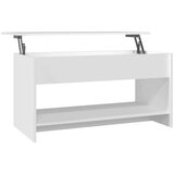 vidaXL stolić za kavu bijeli 102x50x52,5 cm od konstruiranog drva | shoptok.hr
