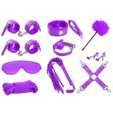 INTOYOU Komplet Bondage Set 10 Pcs Purple Cene