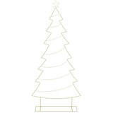  Metalno božićno drvce sa stalkom KUOPIO 210 cm Čelik Zlatno - 210 cm Zlatno | shoptok.hr