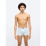 Tommy Hilfiger Underwear Boksarice mornarska / pastelno modra / kaki / bela | Shoptok.si