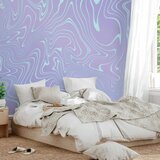  Foto tapeta - Sea Abstraction - Intriguing Composition of Wavy Shapes in Shades of Blue 150x105 | shoptok.hr