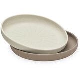 CamCam Copenhagen Bež silikonski dječji tanjuri u setu 2 kom ø 18,5 cm Earth – | shoptok.hr