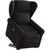 Maison Chic Relax naslanjač - Stol s funkcijo vstajanja črno blago, (22042189) | Shoptok.si
