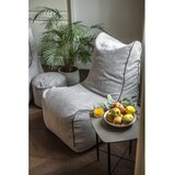 SLOWDOWN Črna vreča za sedenje iz rebrastega žameta Seat Lounge – | Shoptok.si