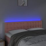 LED uzglavlje ružičasto 144x5x78/88 cm baršunasto | Eponuda.ba