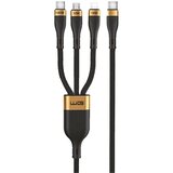 Winner Group - USB kabl 3u1 USB-C / Lightning, USB-C i Micro USB, 100 W, 1,5 m, crna | Eponuda.com