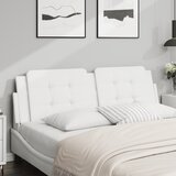 vidaXL Jastuk za uzglavlje bijeli 160 cm od umjetne kože | shoptok.hr