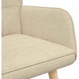  Kauč za dvoje Krema 115 x 61 x 87 cm tkanina | Eponuda.com