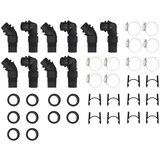  Grelci za bazen 5 kosov 75x75x36 cm hdpe aluminij | Shoptok.si