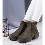 Gemre Green insulated ankle boots Leiva | ePonuda.com
