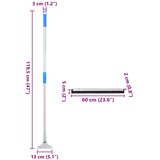  Podni brisači 5 kom 60x122,5 cm čelik i guma | shoptok.hr