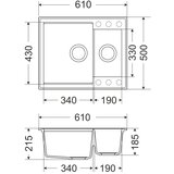 GL sudopera verona 1.5K bež 610x500/215 mm | ePonuda.com