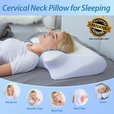 HOMCA 60x40cm 2-v-1 ergonomski ortopedski vzglavnik iz spominske pene | Shoptok.si