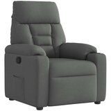 vidaXL Naslanjač iz temno sivega blaga | Shoptok.si