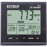 Extech CO100 uređaj za mjerenje kvalitete zraka, indikacija ugljičnog dioksida, temperature zraka, vlage zraka, 0 - 9999 ppm CO2 Cijene