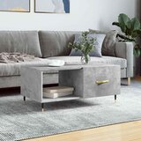  Stolić za kavu boja betona 90 x 50 x 40 cm konstruirano drvo | shoptok.hr