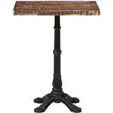 Bistro stolić 60 x 60 x 76 cm od masivnog obnovljenog drva | Eponuda.com
