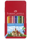  BOJE DRVENE 12BOJA METALNA KUTIJA FABER-CASTELL 115801 | Shoptok.si