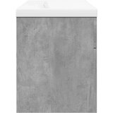 vidaXL Kupaonski ormarić s ugrađenim umivaonikom siva boja betona | shoptok.hr
