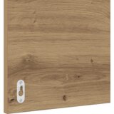 vidaXL Komplet pohištva za kopalnico s shranjevanjem z ogledalom 3 pcs Črni hrast | Shoptok.si