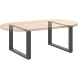 vidaXL Noge za stolić U-oblika 2 kom antracit 60x(42-43) cm čelik | shoptok.hr
