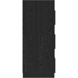  Ormar za pranje rublja s pohranom Crni hrast 50 x 68 x 162 cm | shoptok.hr