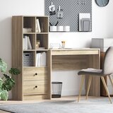 vidaXL miza s prostorom za shranjevanje Sonoma hrast Inženirski les | Shoptok.si
