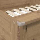 Krevet na kat za djecu s madracem Umjetnički hrast 100 x 200 cm | shoptok.hr