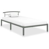  Okvir za krevet sivi metalni 90 x 200 cm | shoptok.hr